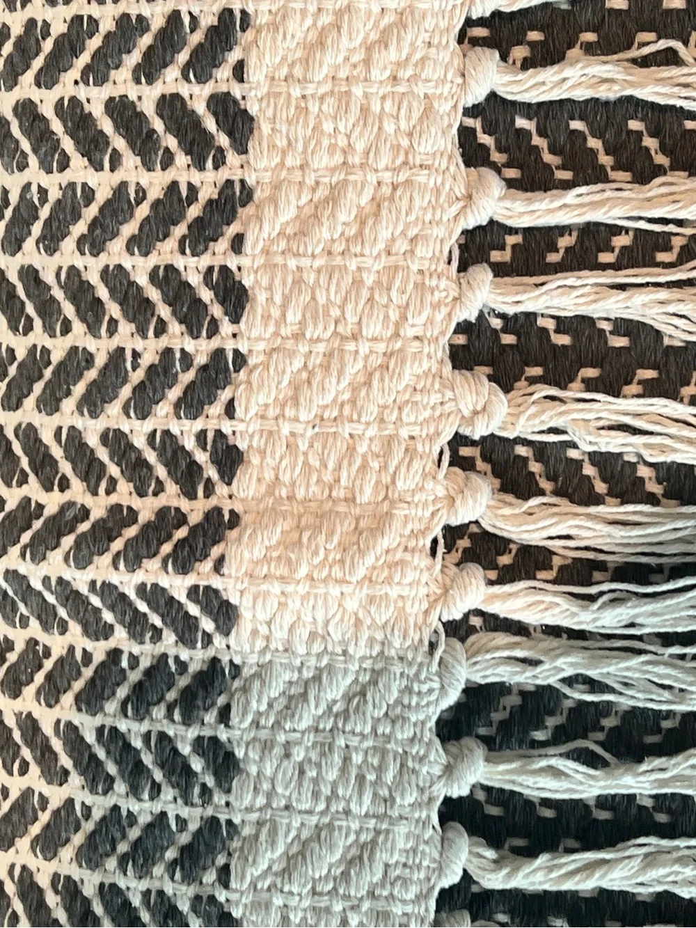 Boho Washable Herringbone Runner Rug 2'6''x8